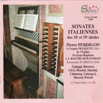 Sonates italiennes des 18e et 19e siècles by Pierre Perdigon