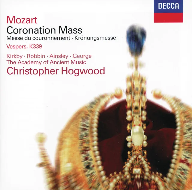 Mozart: Coronation Mass; Vesperae solennes de confessore Album Image