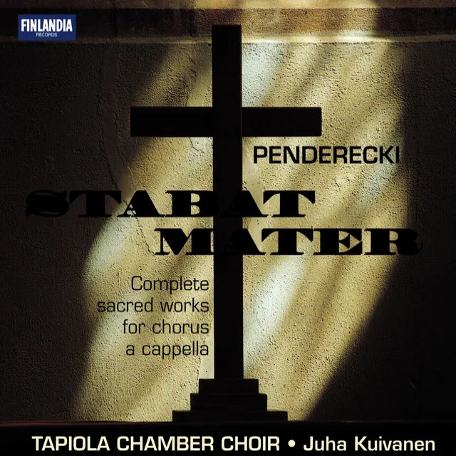 Penderecki : Stabat Mater - Complete Sacred Works for Chorus a Cappella