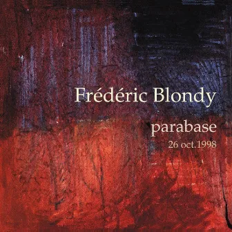 Parabase 26 Oct. 1998 by Frederic Blondy