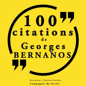 100 citations Georges Bernanos (Collection 100 citations) by Georges Bernanos