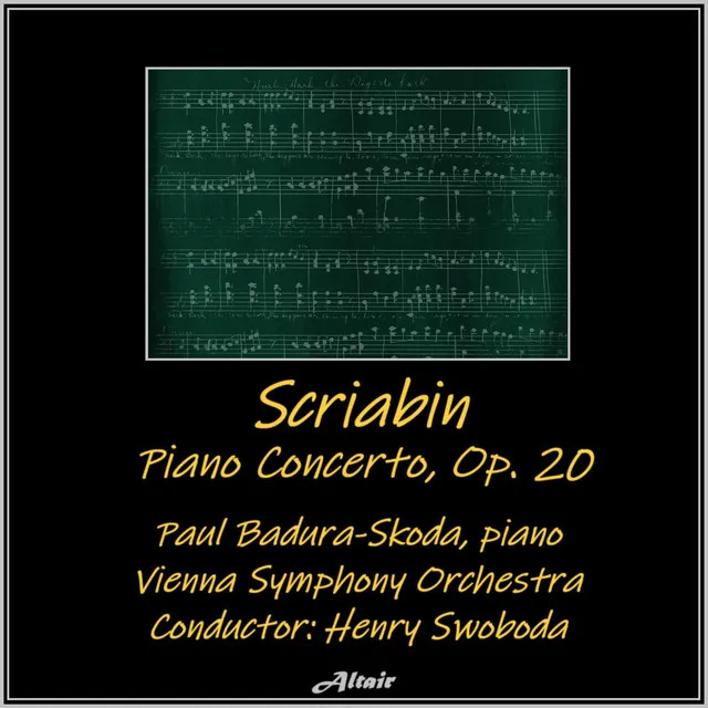 Piano Concerto in F-Sharp Minor, Op. 20: I. Allegro