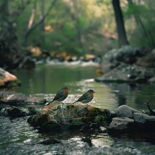 Binaural Nature and Creek Birds Meditation Harmony