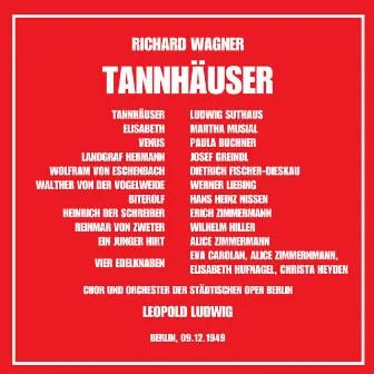 Wagner: Tannhäuser, WWV 70 by Johannes Schüler