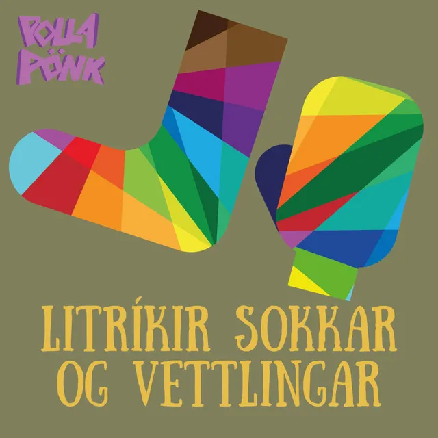 Litrikir Sokkar Og Vettlingar