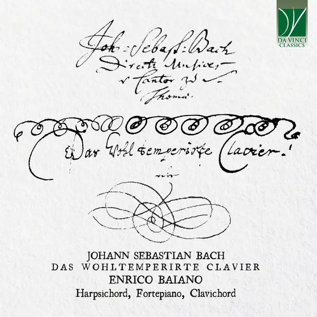 Das Wohltemperirte Clavier - Book No.1, BWV 864: No. 19 in A Major, Prelude - Fortepiano