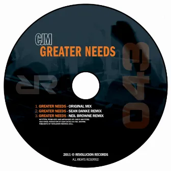 Greater Needs by CJM