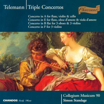 Telemann: Triple Concertos by Micaela Comberti