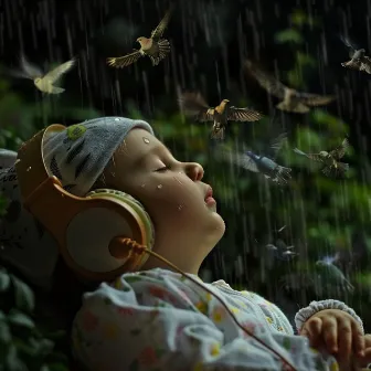 Binaural Baby’s Nature: Birds and Rain’s Soothing Sounds - 78 72 Hz by E_90