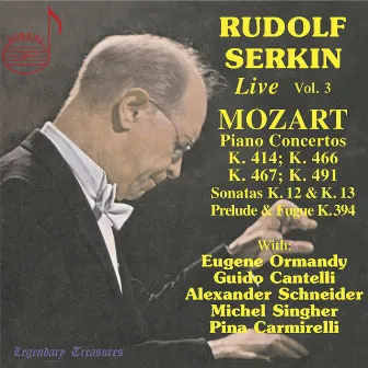 Rudolf Serkin Live, Vol. 3 by Pina Carmirelli