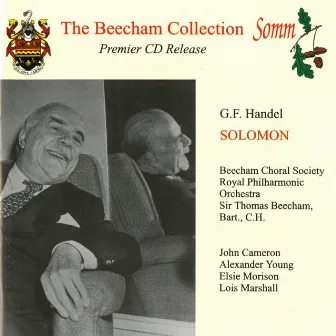 Handel: Solomon (The Beecham Collection) by Elsie Morison