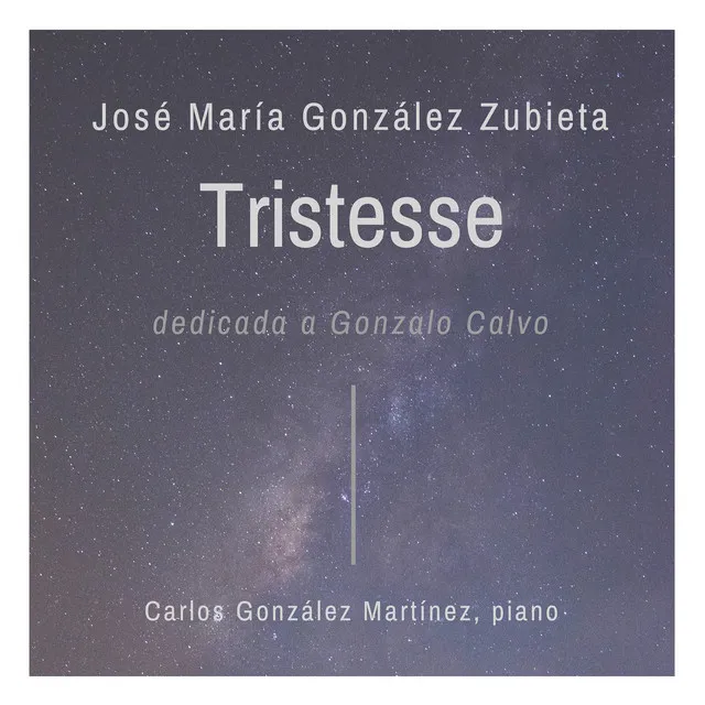 José María González Zubieta: Tristesse