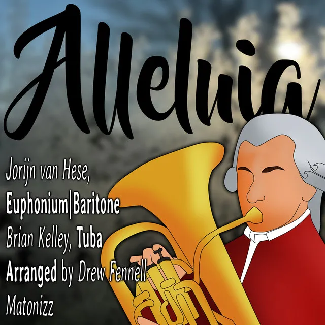 Alleluia, Rom "Exsultate Jubilate" - Euphonium Solo with Low Brass Accompaniment