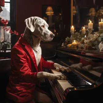 Música De Piano: Espíritus Melódicos Alegres De Perros by Piano y lluvia