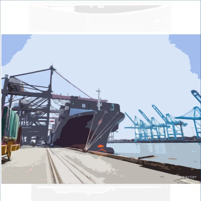 Shipping Yard Sounds for Background Sound and White Noise