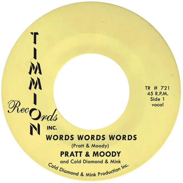 Words Words Words - Vocal