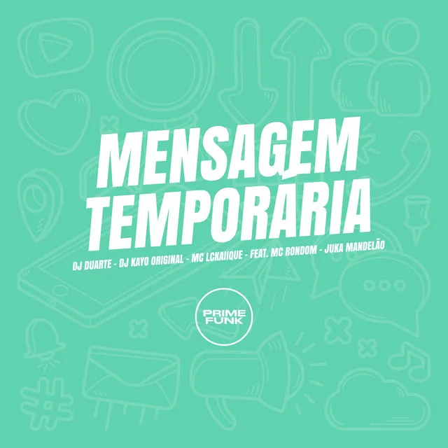 Mensagem Temporária