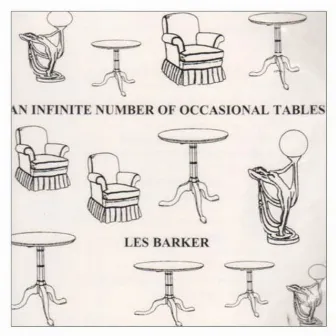 An Infinite Number of Occasional Tables by Les Barker