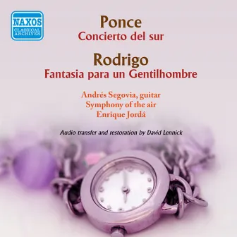 Ponce.: Concierto del sur - Rodrigo: Fantasia para un gentilhombre by Enrique Jorda