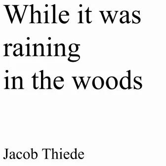 While It Was Raining in the Woods by Jacob Thiede