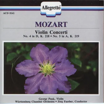 Mozart: Violin Concertos Nos. 4 & 5 