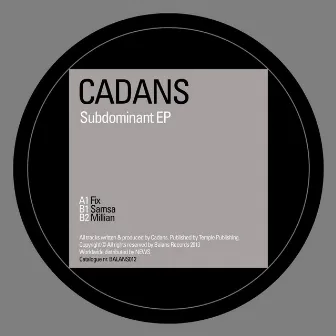 Subdominant EP by Cadans