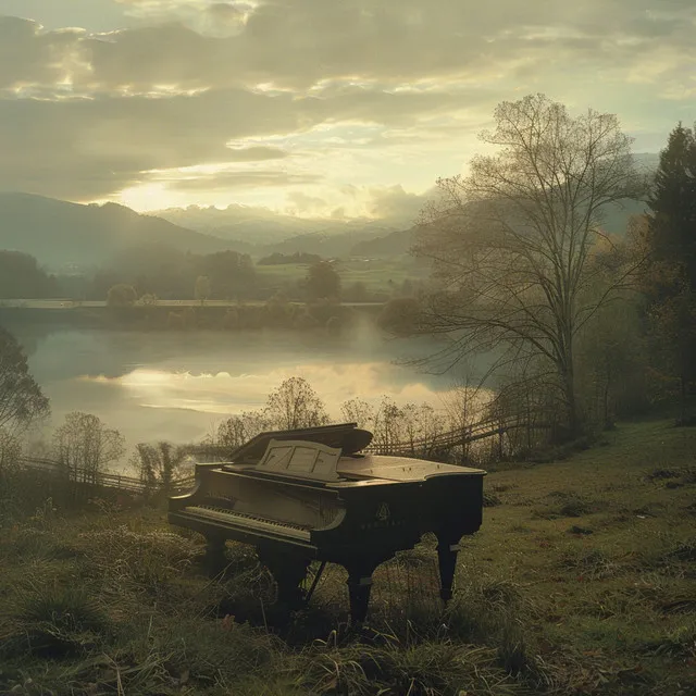 Armonía De Los Campos Rústicos Del Piano