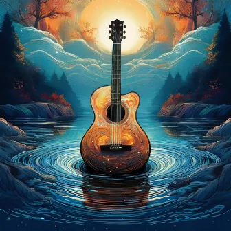 Lakeside Meditation: Gentle Guitar and Water Sounds by 