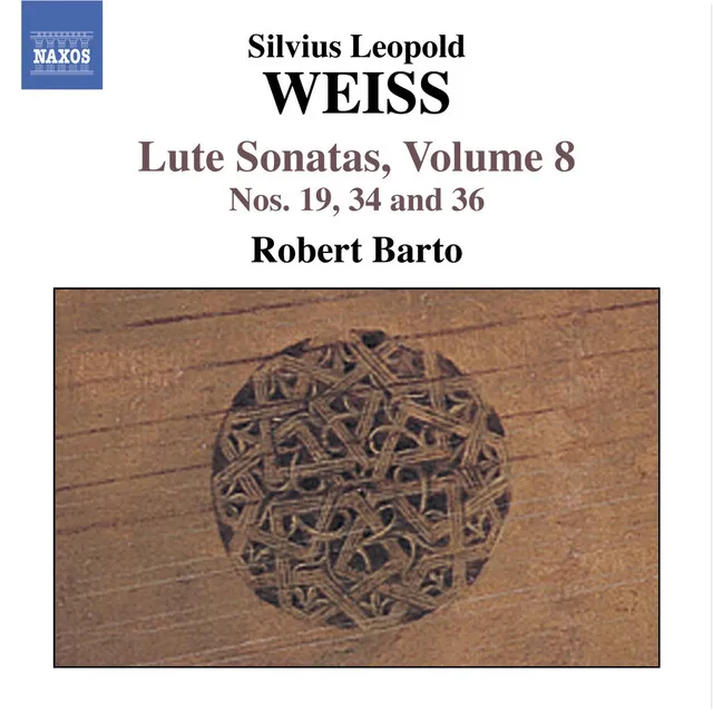 Weiss, S.L.: Lute Sonatas, Vol. 8 - Nos. 19, 34, 36