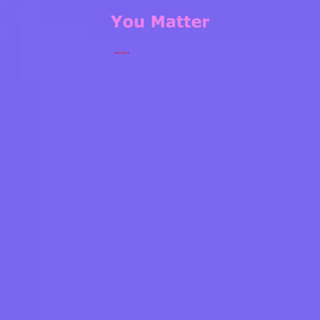 You Matter