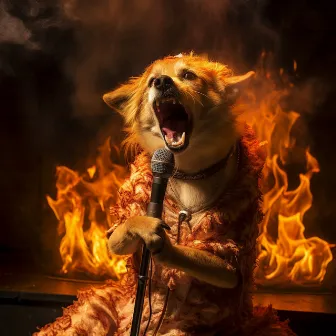 Fire Dog: Canine Flame Tunes by Natural Perspectives