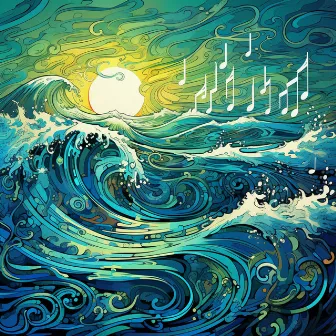 Rhythmic Resonance by the Sea: Music Amidst Waves by Ocean Sounds to Fall Asleep Fast