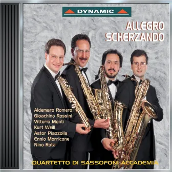 Allegro Scherzando: Music for Saxophone Quartet by Gaetano Di Bacco