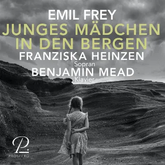 Emil Frey: Junges Mädchen in den Bergen by Emil Frey