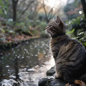 Río Tranquilo Para Gatos En Sonidos Ambientales Relajantes by Sonido relajante de la naturaleza