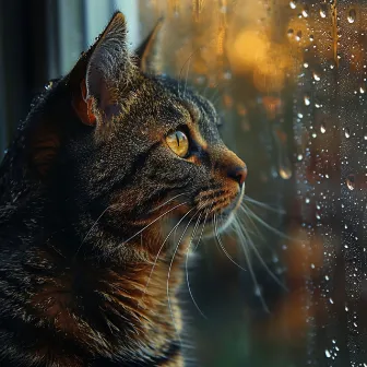 Gatos Tranquilos: Trueno De Serenidad Binaural by Ambiente De Lluvia