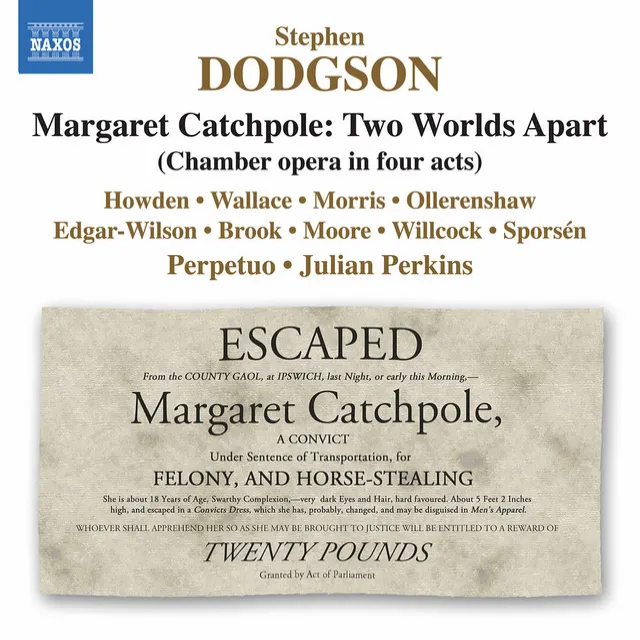 Margaret Catchpole, Two Worlds Apart, Act II Scene 2: Come In, Margaret