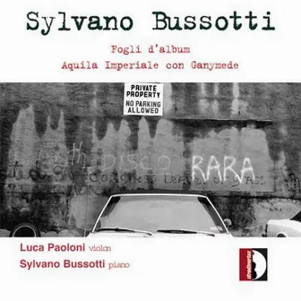 Bussotti: Fogli d'album, Aquila Imperiale con Ganymede by Sylvano Bussotti