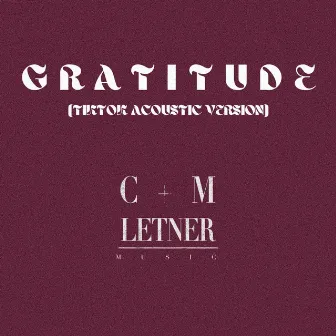 Gratitude (TikTok Acoustic Version) by Chandler + Maria Letner