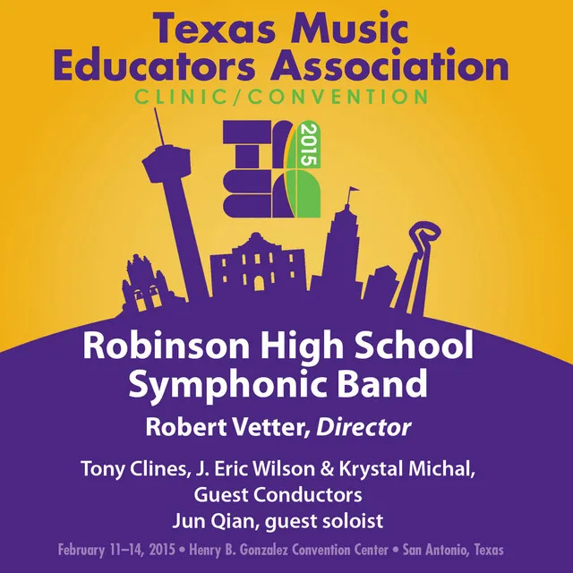 2015 Texas Music Educators Association (TMEA): Robinson High School Symphonic Band [Live]