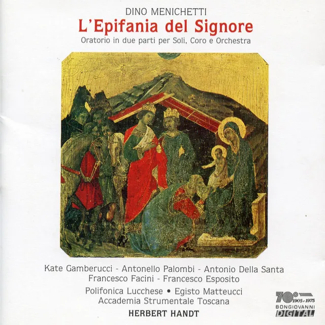 L'Epifania del Signore, Pt. I: Arrivo a Gerusalemme. Et Magi, cum ab Oriente (Storico, 3 Kings, Erode, Chorus)