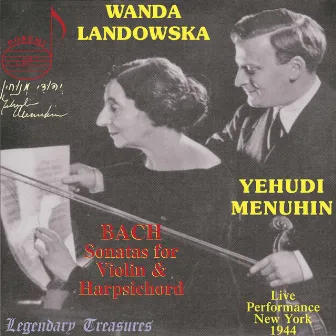 Yehudi Menuhin, Vol. 2: Bach Sonatas for Violin & Harpsichord by Wanda Landowska