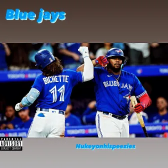 Blue jays by Nukeyonhispeezies