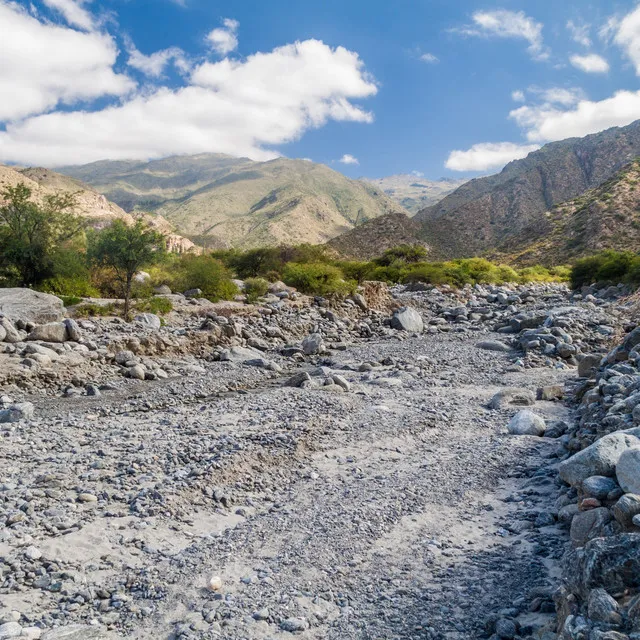 Walking On A Dry Creek