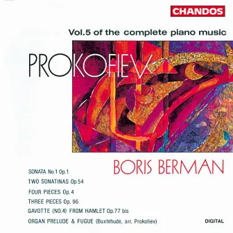 Prokofiev: Piano Music, Vol. 5 by Boris Berman