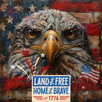 Land of The Free Home Of The Brave 1776 by Born in the USA