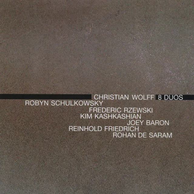 Christian Wolff: 8 Duos