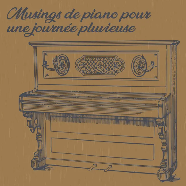 Piano et pluie lors d'une journée grise