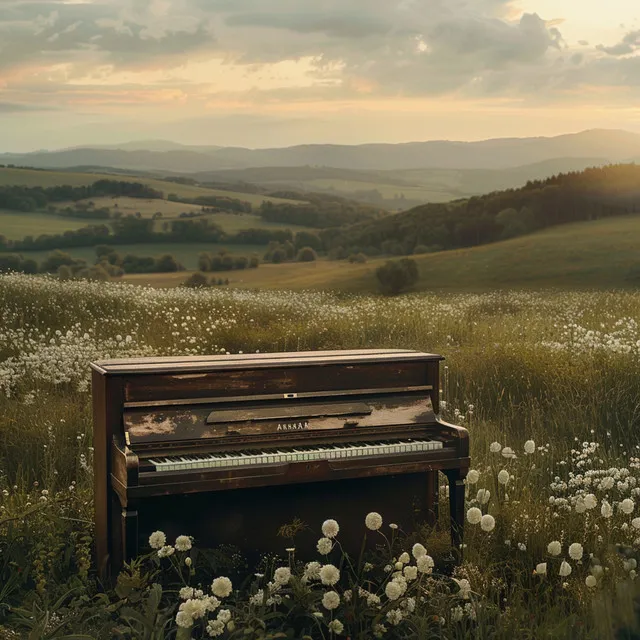 Piano En La Felicidad Floreciente