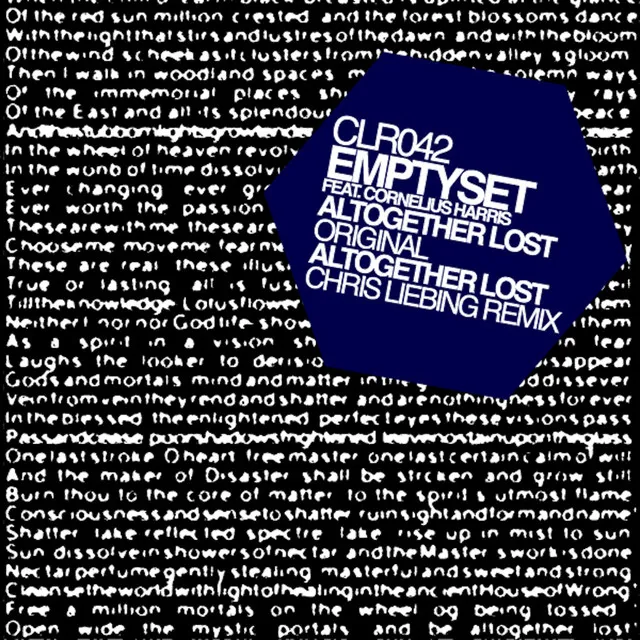 Altogether Lost - Chris Liebing Remix